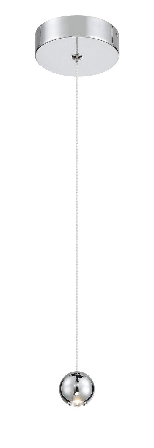 Itty LED Mini Pendant in Chrome - available from The Lighting Shoppe, trusted by Canadian homeowners