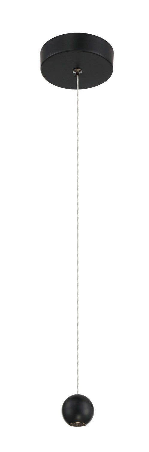Itty LED Mini Pendant in Coal Black - available from The Lighting Shoppe, trusted by Canadian homeowners
