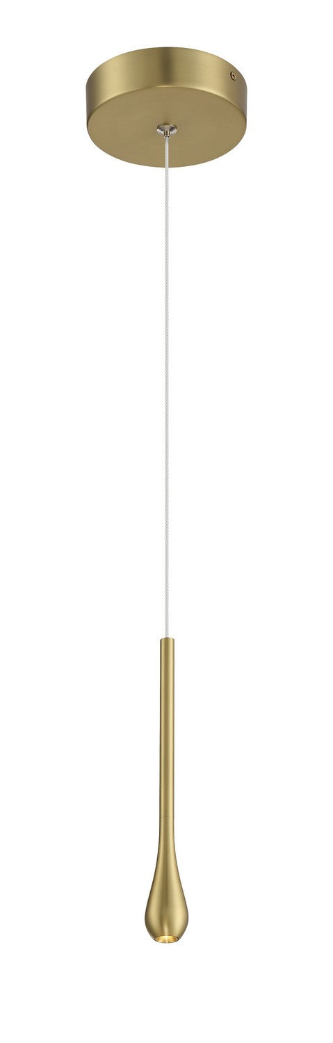 Pingo LED Mini Pendant in Soft Brass - available from The Lighting Shoppe, trusted by Canadian homeowners