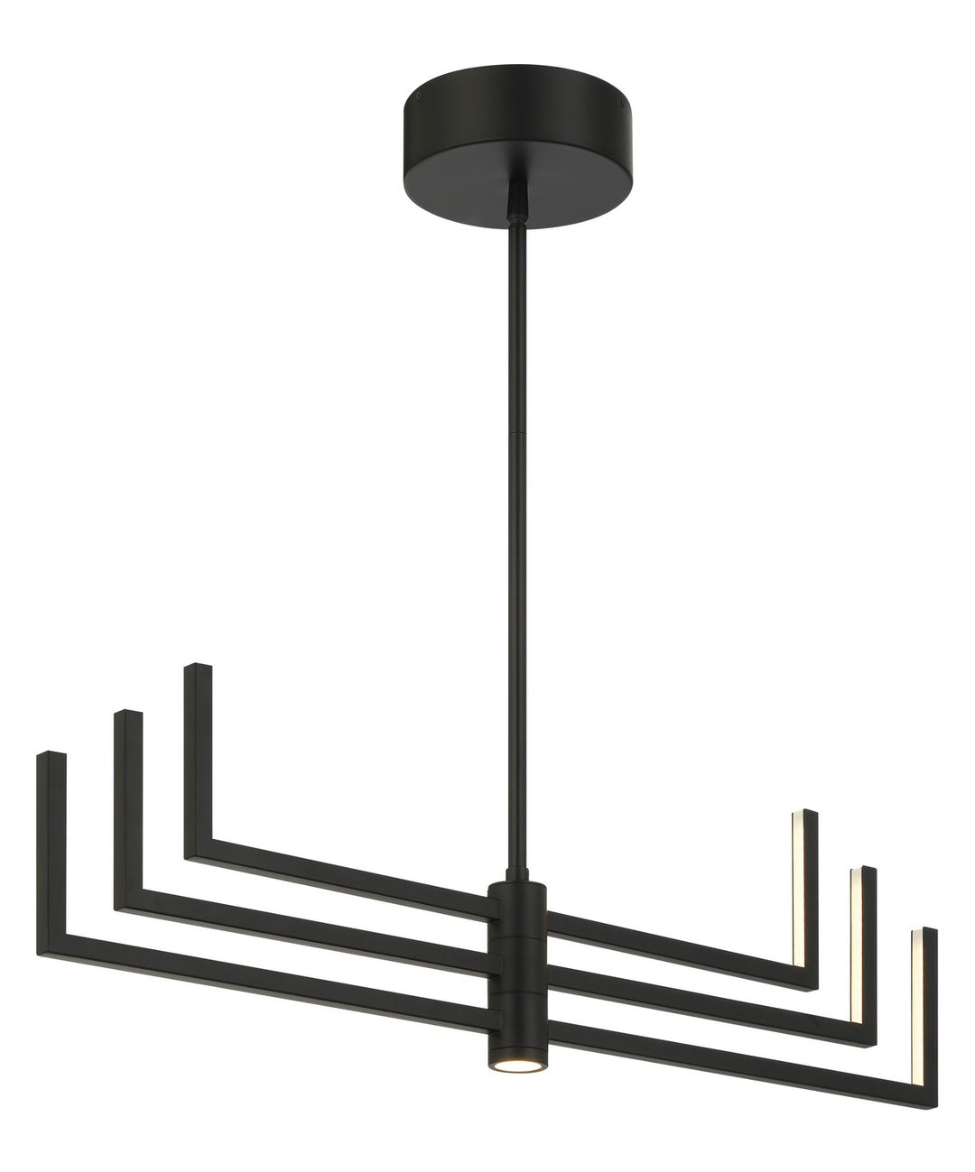 George Kovacs - P1476-66A-L - LED Chandelier - Arrticular - Coal