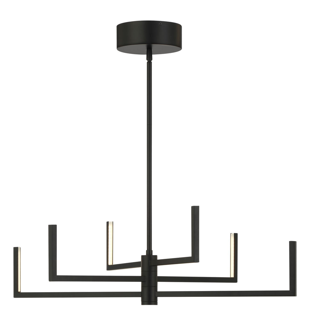 George Kovacs - P1476-66A-L - LED Chandelier - Arrticular - Coal