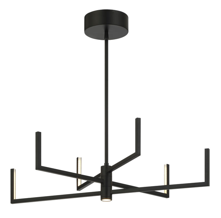 George Kovacs - P1476-66A-L - LED Chandelier - Arrticular - Coal
