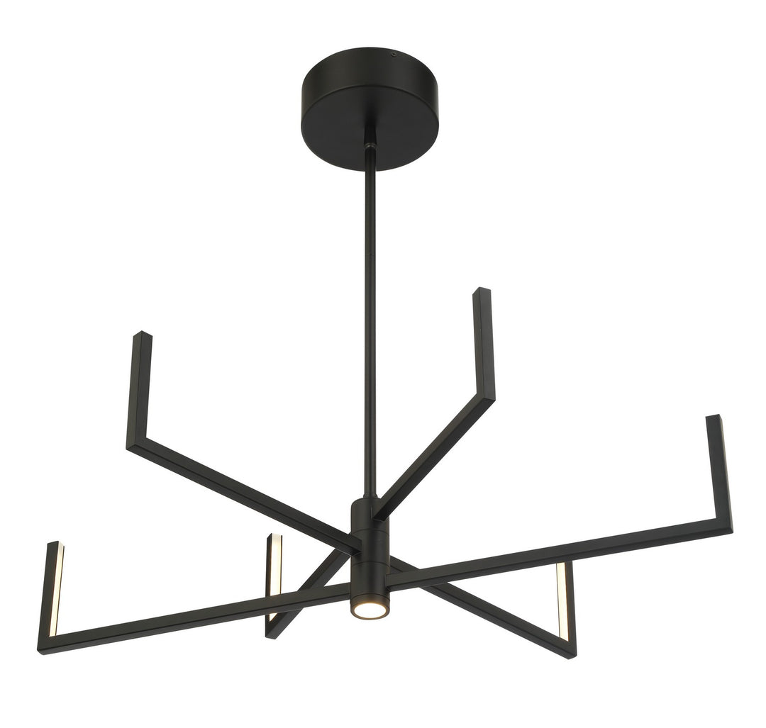 George Kovacs - P1476-66A-L - LED Chandelier - Arrticular - Coal