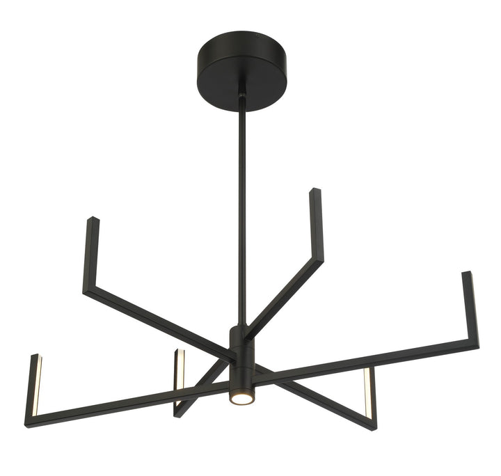 George Kovacs - P1476-66A-L - LED Chandelier - Arrticular - Coal
