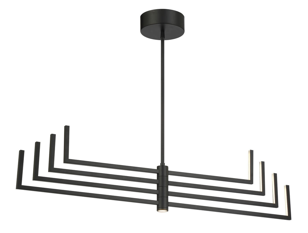 George Kovacs - P1478-66A-L - LED Chandelier - Articular - Coal