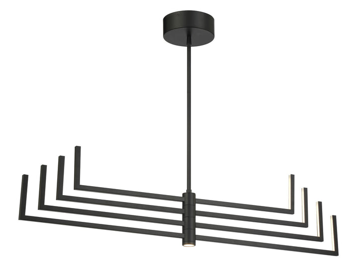 George Kovacs - P1478-66A-L - LED Chandelier - Articular - Coal