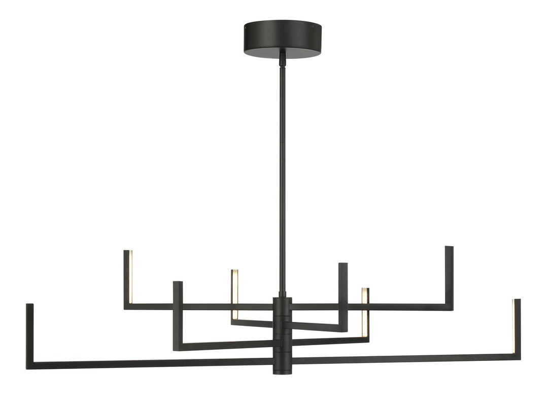 George Kovacs - P1478-66A-L - LED Chandelier - Articular - Coal