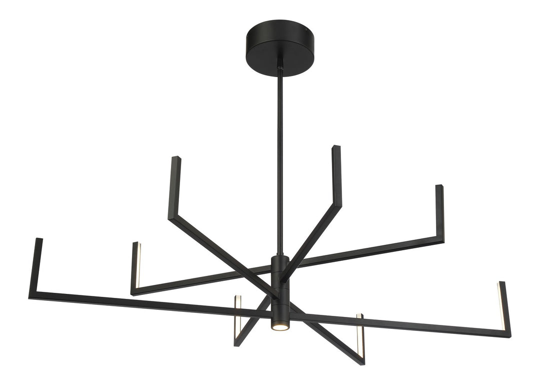 George Kovacs - P1478-66A-L - LED Chandelier - Articular - Coal
