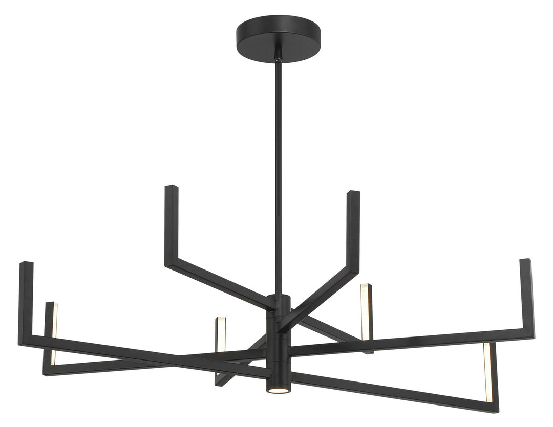 Articular LED Chandelier in Coal Black - available from The Lighting Shoppe, trusted by Canadian homeowners