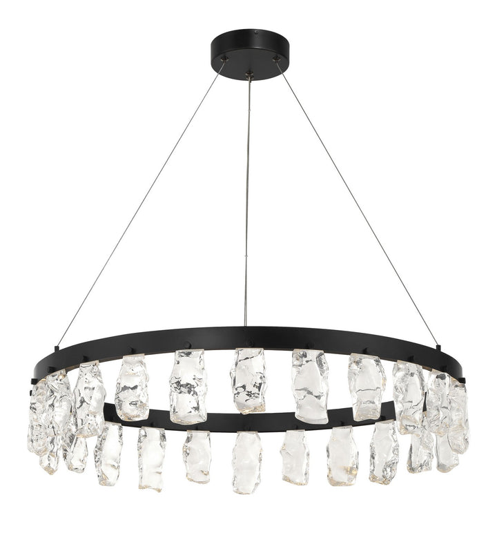 Artic Glacier LED Chandelier in Coal Black - available from The Lighting Shoppe, trusted by Canadian homeowners
