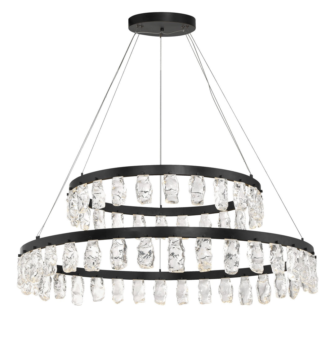 Artic Glacier LED Chandelier in Coal Black - available from The Lighting Shoppe, trusted by Canadian homeowners