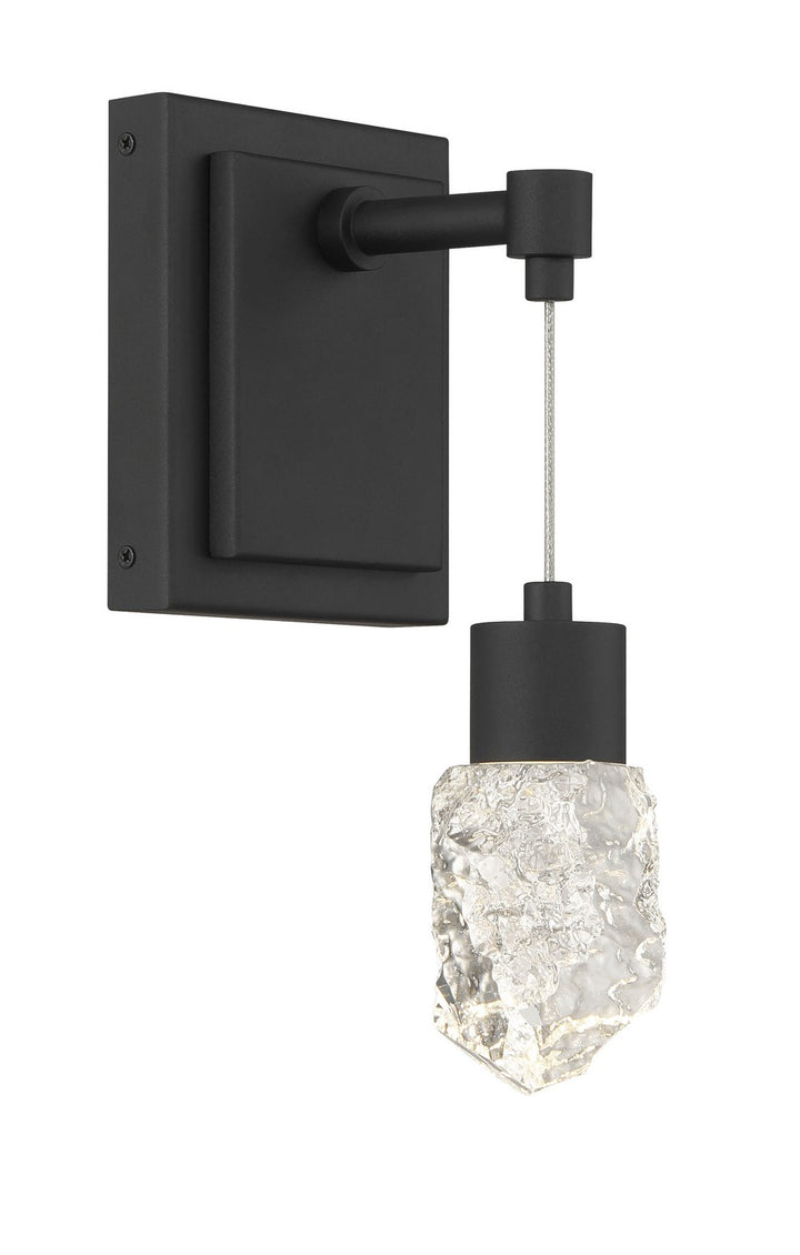Kosmyc LED Wall Sconce in Sand Coal Black - available from The Lighting Shoppe, trusted by Canadian homeowners