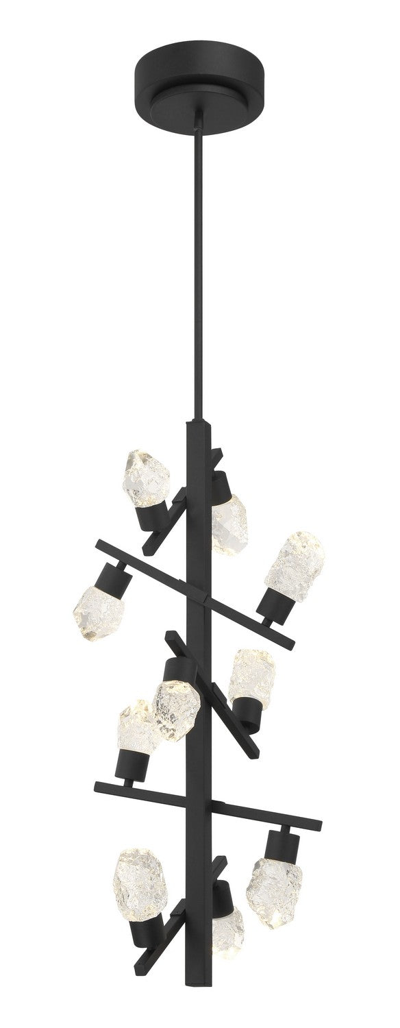 Kosmyc LED Foyer Pendant in Sand Coal Black - available from The Lighting Shoppe, trusted by Canadian homeowners