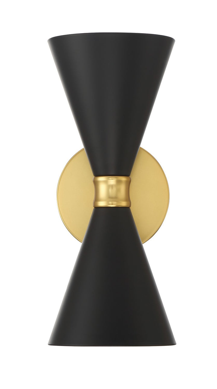 George Kovacs - P1827-248 - Two Light Wall Sconce - Conic - Honey Gold