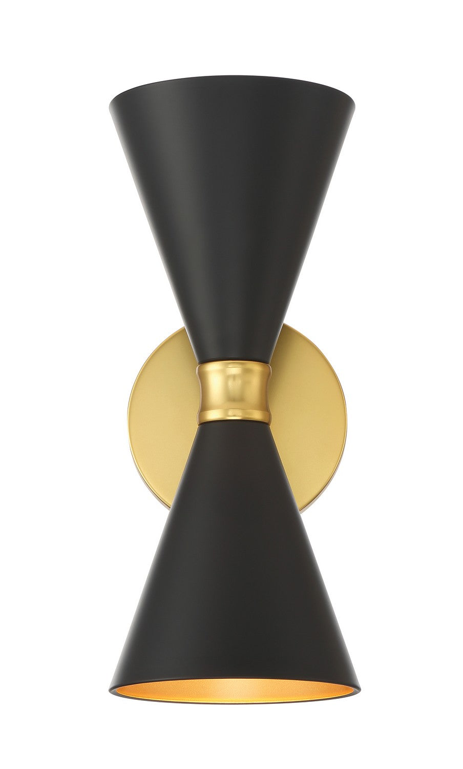 George Kovacs - P1827-248 - Two Light Wall Sconce - Conic - Honey Gold