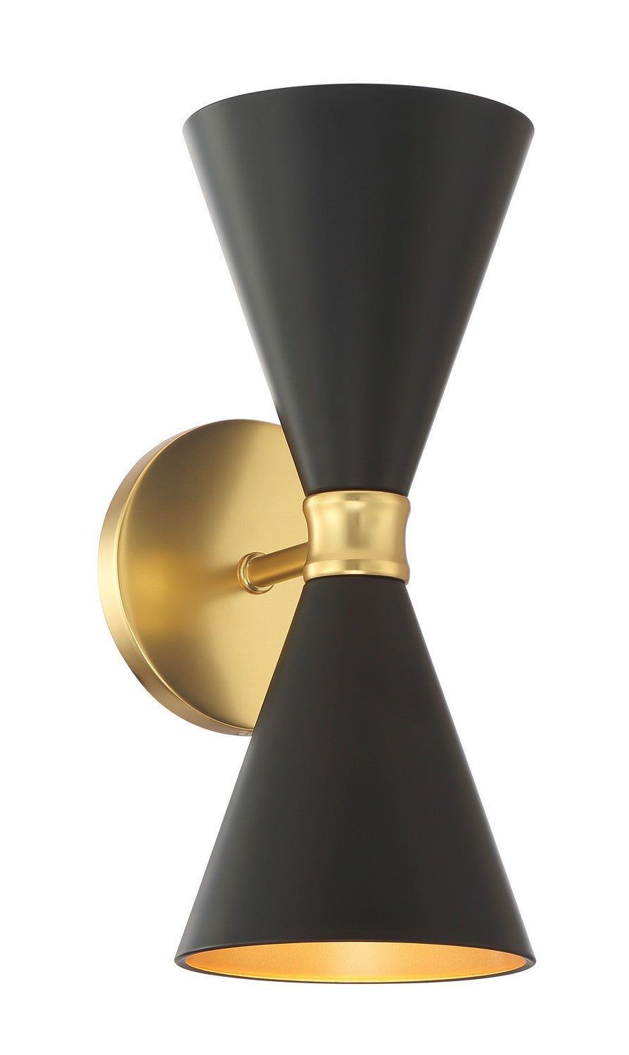 George Kovacs - P1827-248 - Two Light Wall Sconce - Conic - Honey Gold