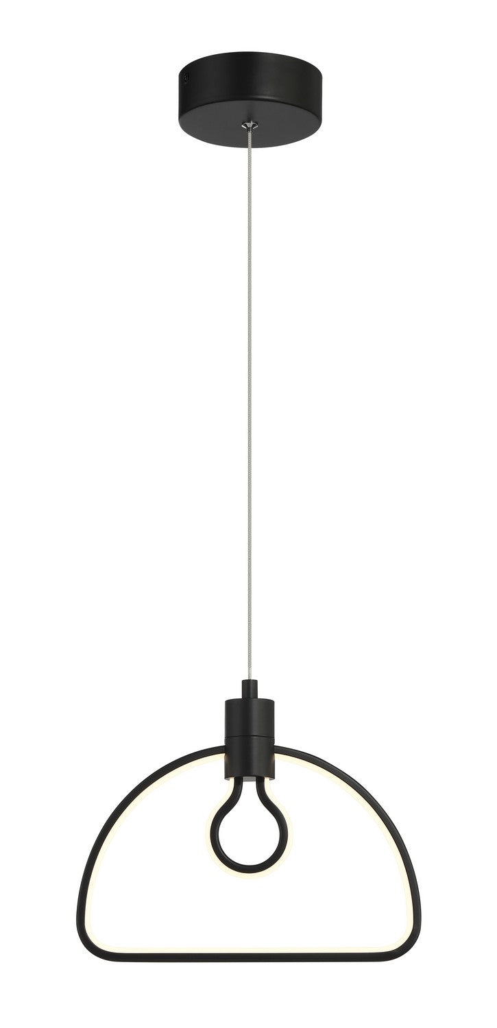 George Kovacs - P1903-66A-L - LED Pendant - Edison'S Outline - Coal