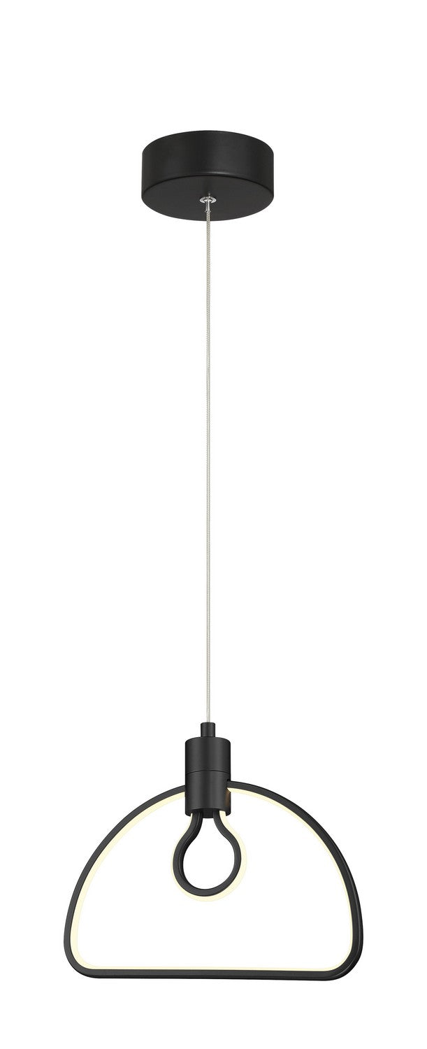 Edison's Outline LED Pendant in Coal Black - available from The Lighting Shoppe, trusted by Canadian homeowners