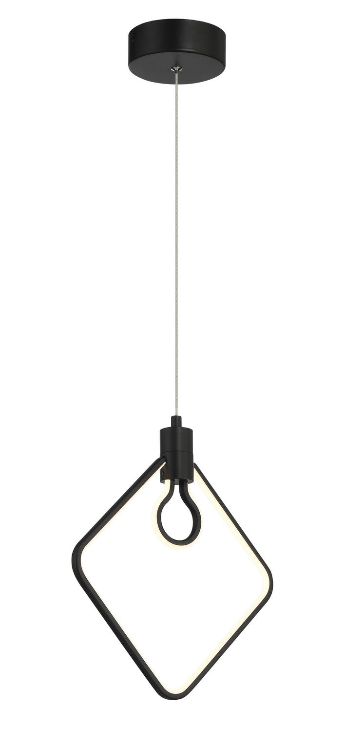 George Kovacs - P1904-66A-L - LED Pendant - Edison'S Outline - Coal
