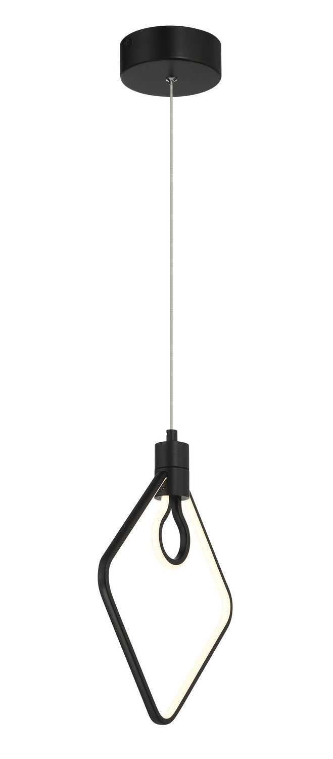 George Kovacs - P1904-66A-L - LED Pendant - Edison'S Outline - Coal
