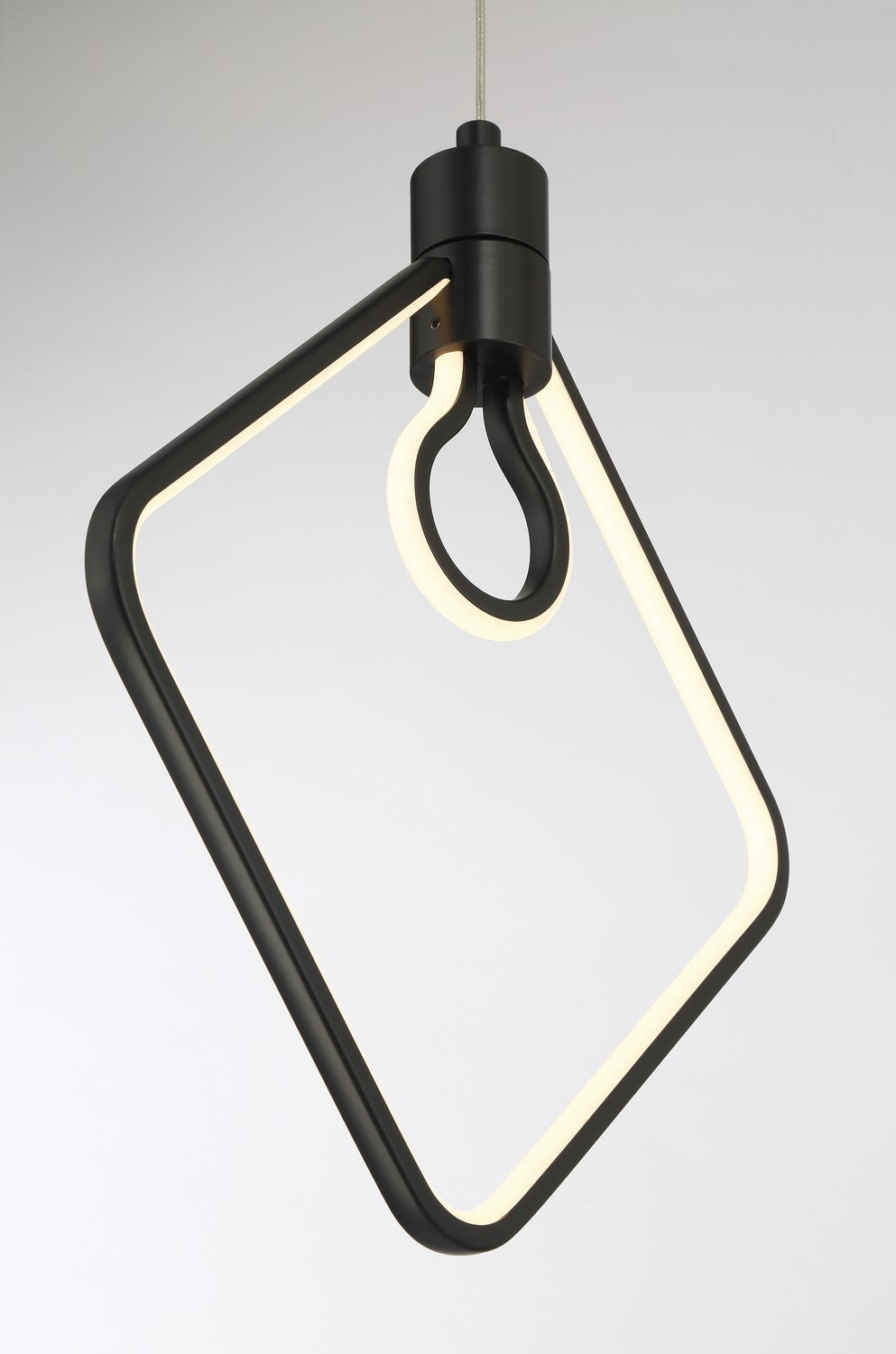 George Kovacs - P1904-66A-L - LED Pendant - Edison'S Outline - Coal
