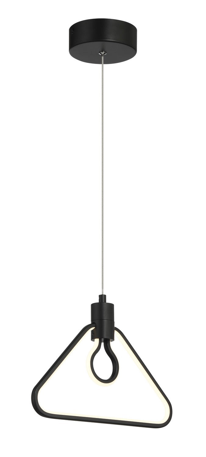 George Kovacs - P1905-66A-L - LED Pendant - Edison'S Outline - Coal