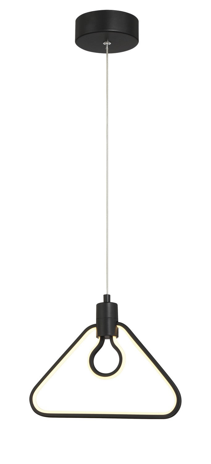 Edison's Outline LED Pendant in Coal Black - available from The Lighting Shoppe, trusted by Canadian homeowners