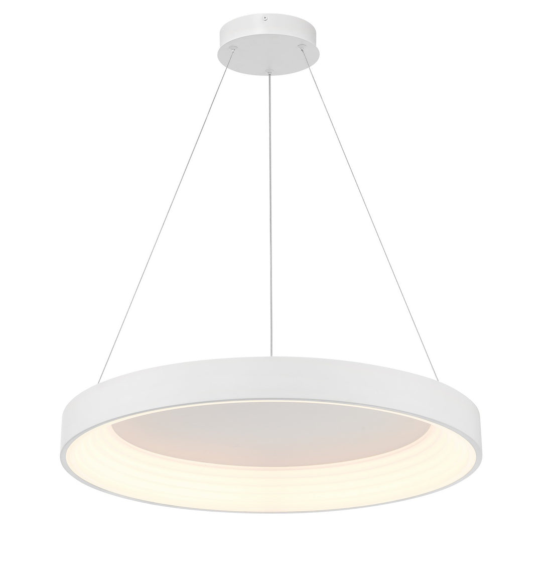George Kovacs - P5555-44B-L - LED Pendant - Conc - Matte White