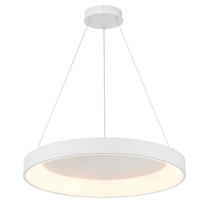 George Kovacs - P5555-44B-L - LED Pendant - Conc - Matte White