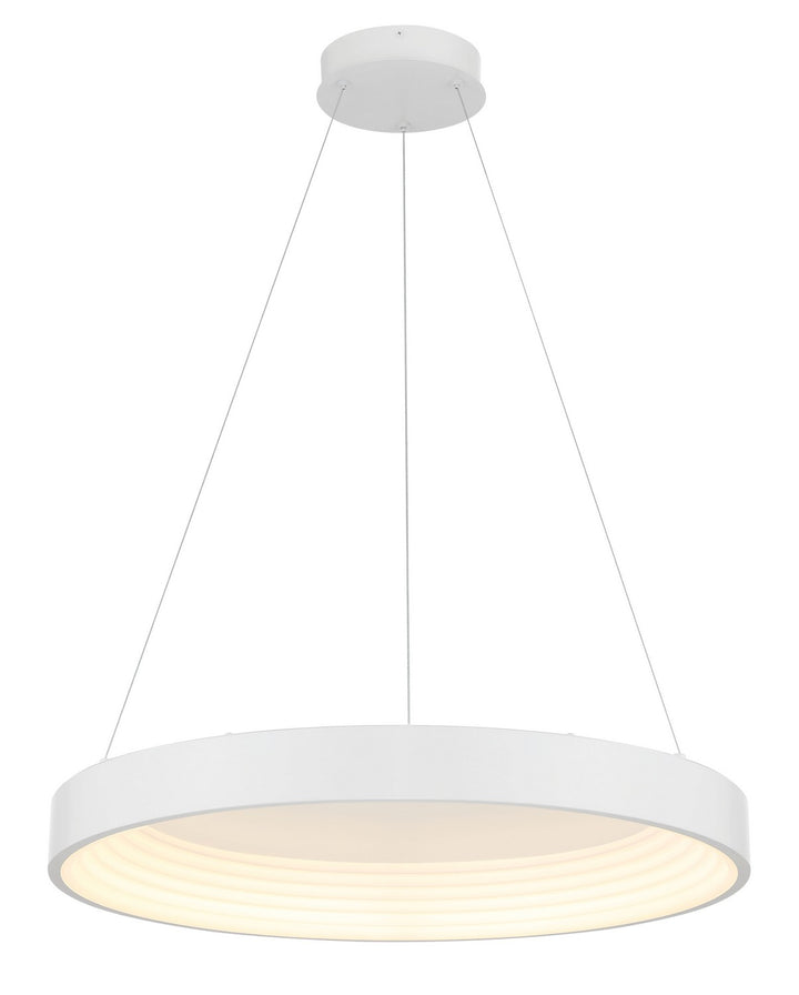 Conc LED Pendant in Matte White - available from The Lighting Shoppe, trusted by Canadian homeowners