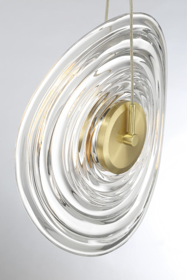 George Kovacs - P5602-884-L - LED Wall Sconce - Topknot - Coal And Brushed Gold