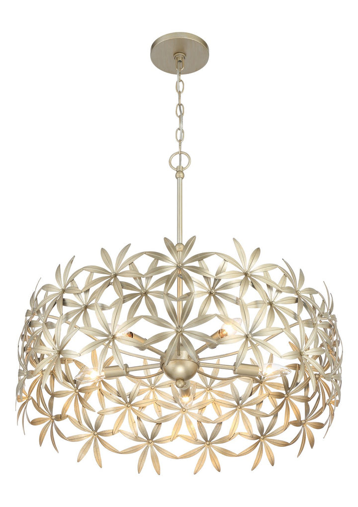 Minka-Lavery - 2145-735 - Five Light Pendant - Flower Child - Ambry Gold