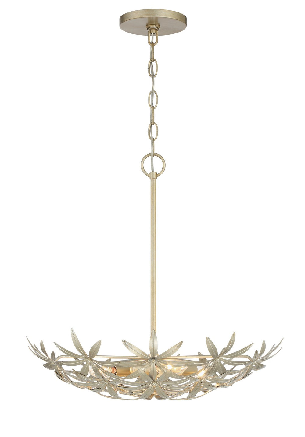 Minka-Lavery - 2146-735 - Four Light Pendant - Flower Child - Ambry Gold