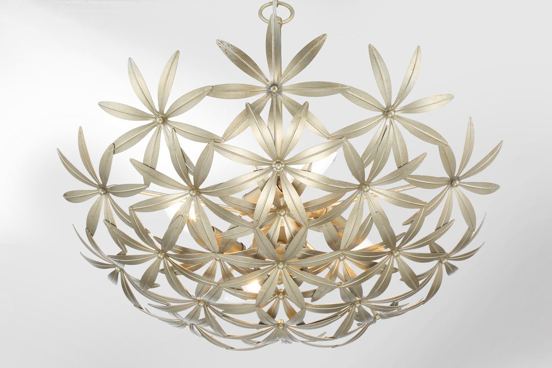 Minka-Lavery - 2146-735 - Four Light Pendant - Flower Child - Ambry Gold