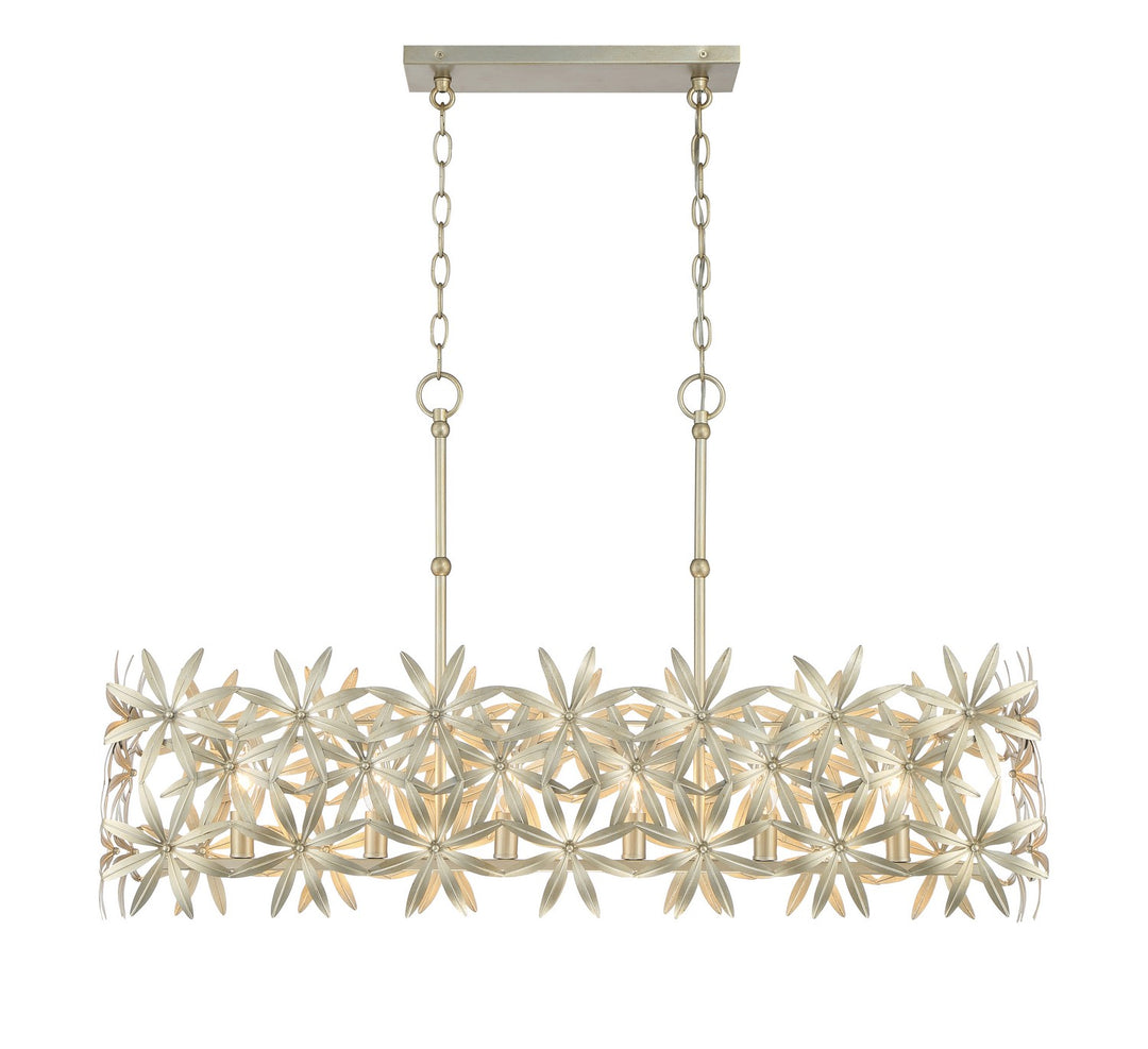 Minka-Lavery - 2147-735 - Six Light Island Pendant - Flower Child - Ambry Gold