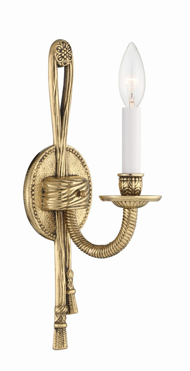 Crystorama - 651-OB - One Light Wall Sconce - Lexsi - Olde Brass