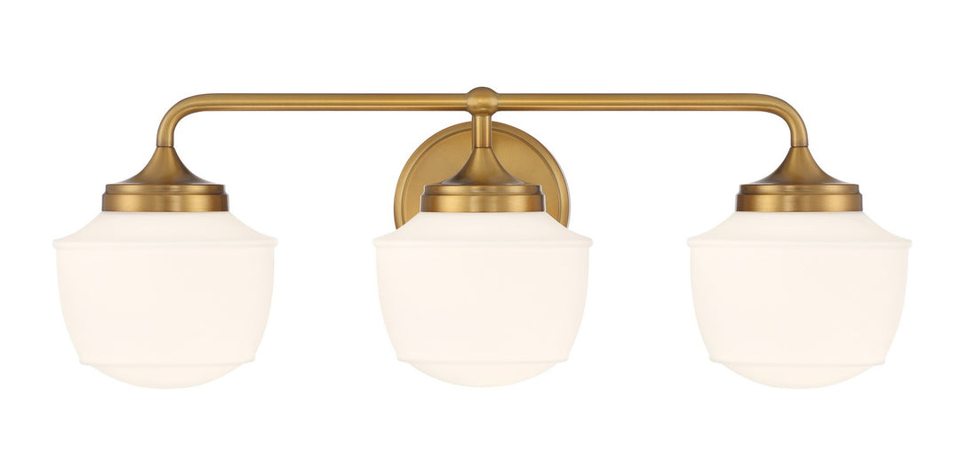 Minka-Lavery - 2573-575 - Three Light Bath Vanity - Cornwell - Aged Brass