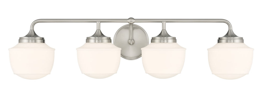 Minka-Lavery - 2574-84 - Four Light Bath Vanity - Cornwell - Brushed Nickel