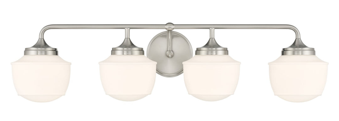 Minka-Lavery - 2574-84 - Four Light Bath Vanity - Cornwell - Brushed Nickel