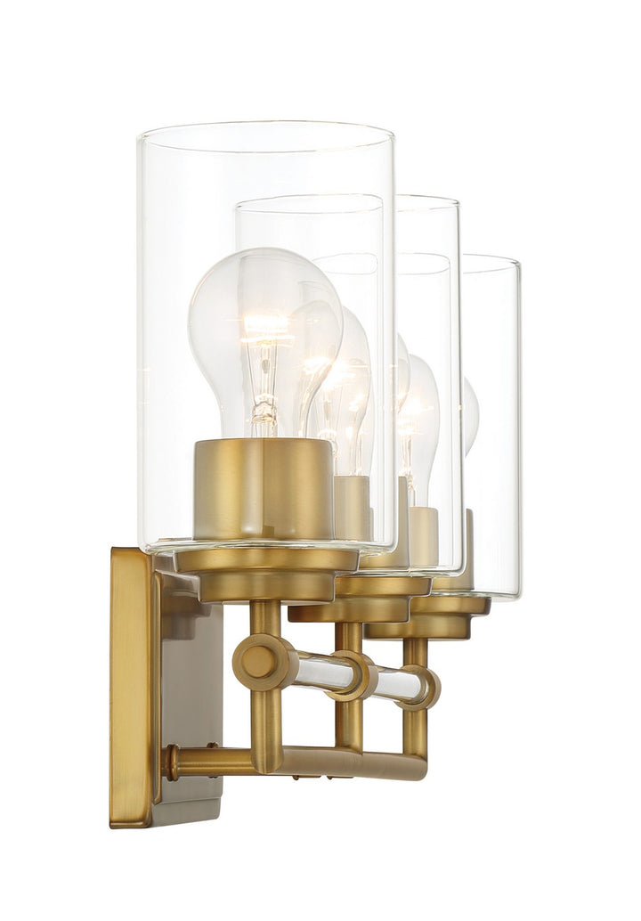 Minka-Lavery - 2643-575 - Three Light Bath Vanity - Binsly - Aged Brass