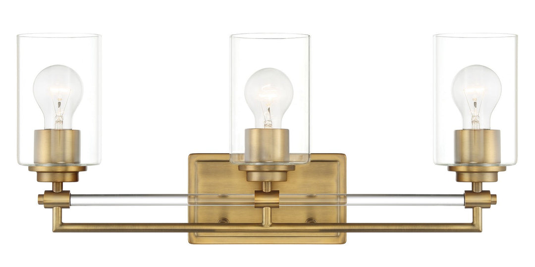 Minka-Lavery - 2643-575 - Three Light Bath Vanity - Binsly - Aged Brass