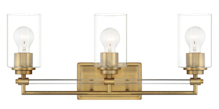 Minka-Lavery - 2643-575 - Three Light Bath Vanity - Binsly - Aged Brass