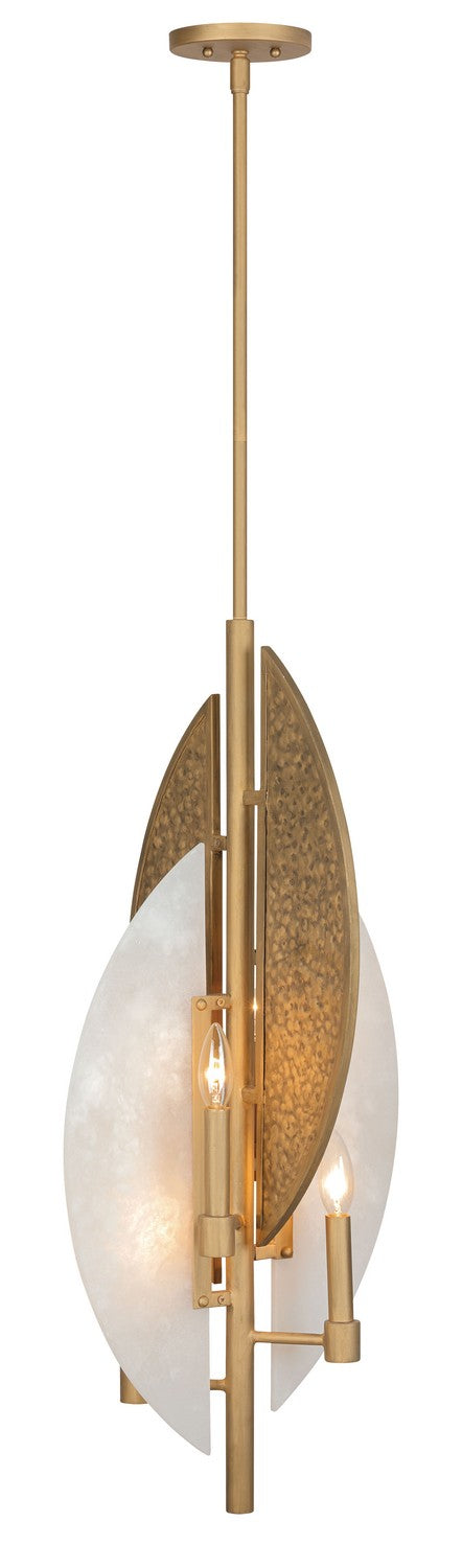 Saint Martin Four Light Pendant in Ashen Gold - available from The Lighting Shoppe, trusted by Canadian homeowners