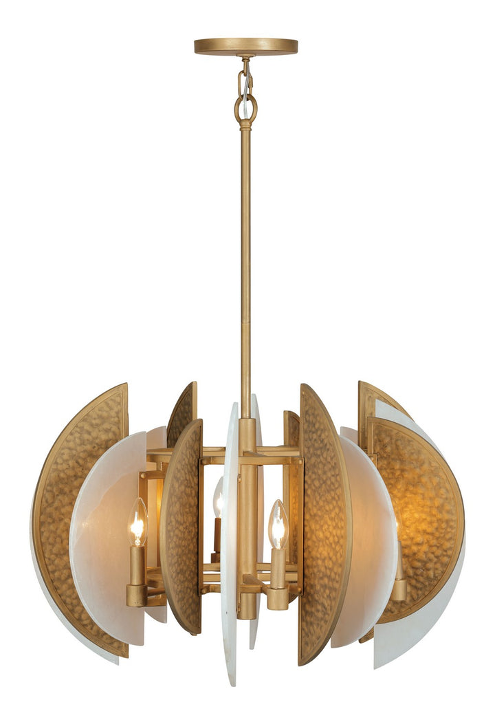 Saint Martin Eight Light Chandelier in Ashen Gold - available from The Lighting Shoppe, trusted by Canadian homeowners