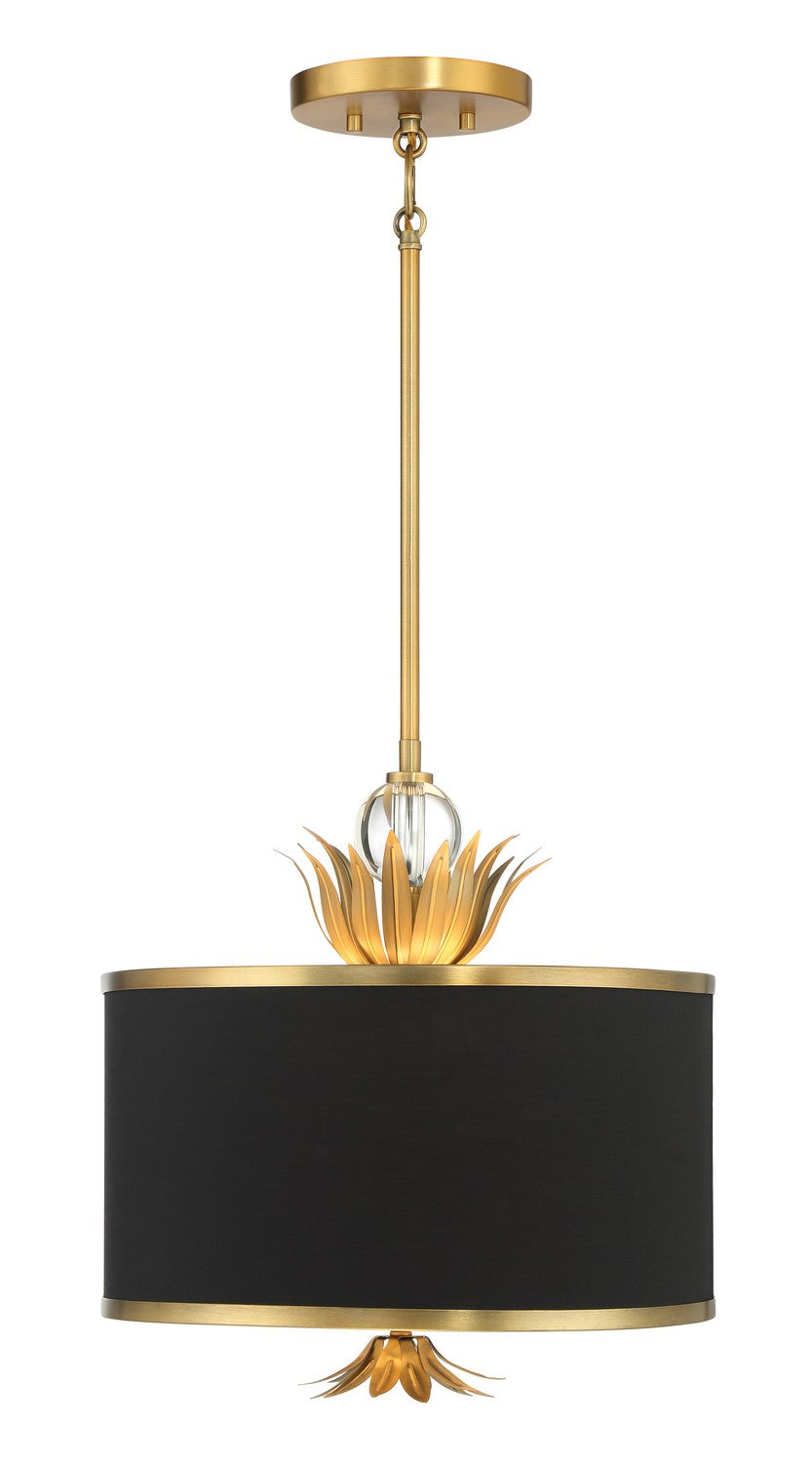 Minka-Lavery - 4583-672 - Three Light Pendant - Caprio - Brush Brass