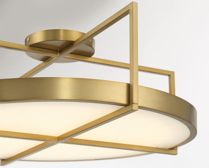 Minka-Lavery - 5617-695-L - LED Semi Flush Mount - Boada - Soft Brass