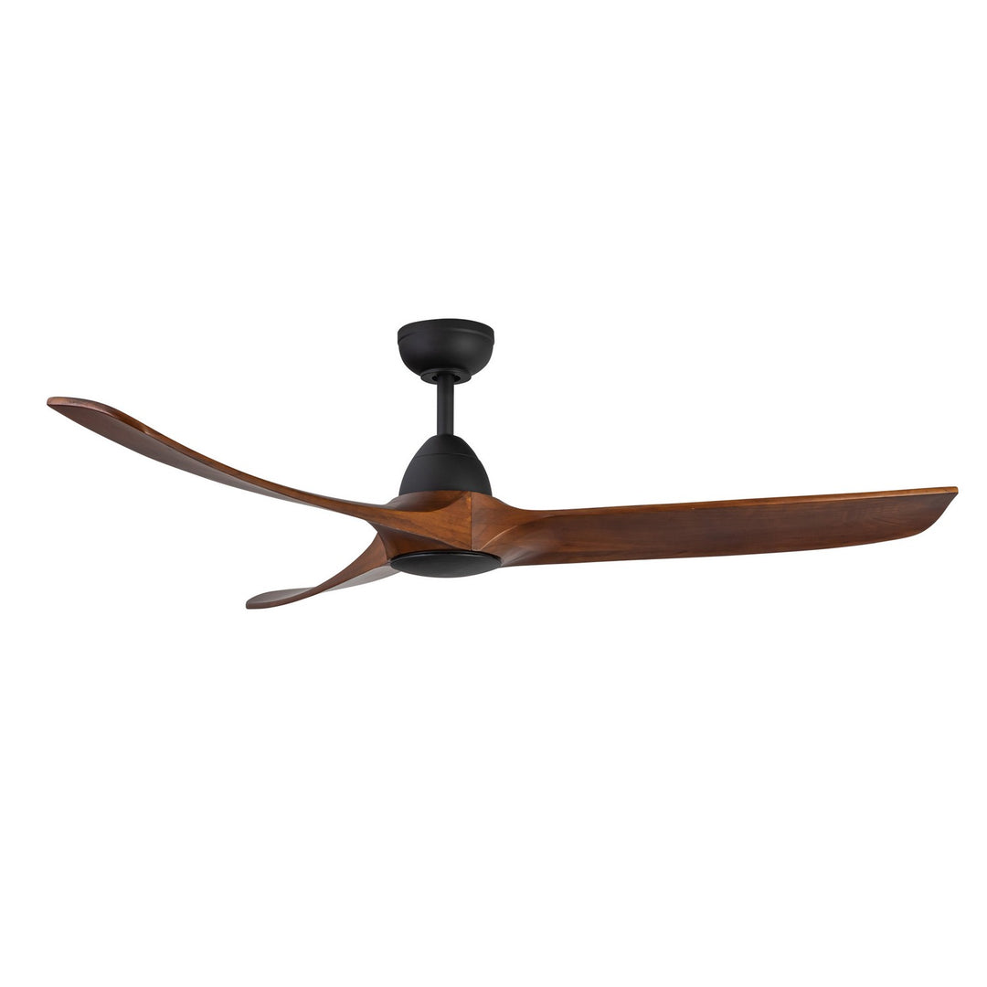 Baylor 60"Ceiling Fan in Matte Black/Dark Walnut - available from The Lighting Shoppe, trusted by Canadian homeowners