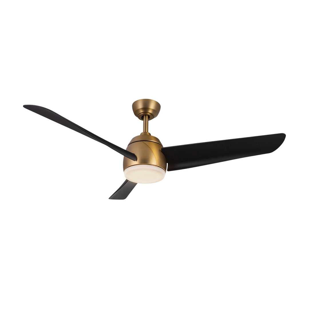 Thalia 54"Ceiling Fan in Brushed Gold/Matte Black - available from The Lighting Shoppe, trusted by Canadian homeowners
