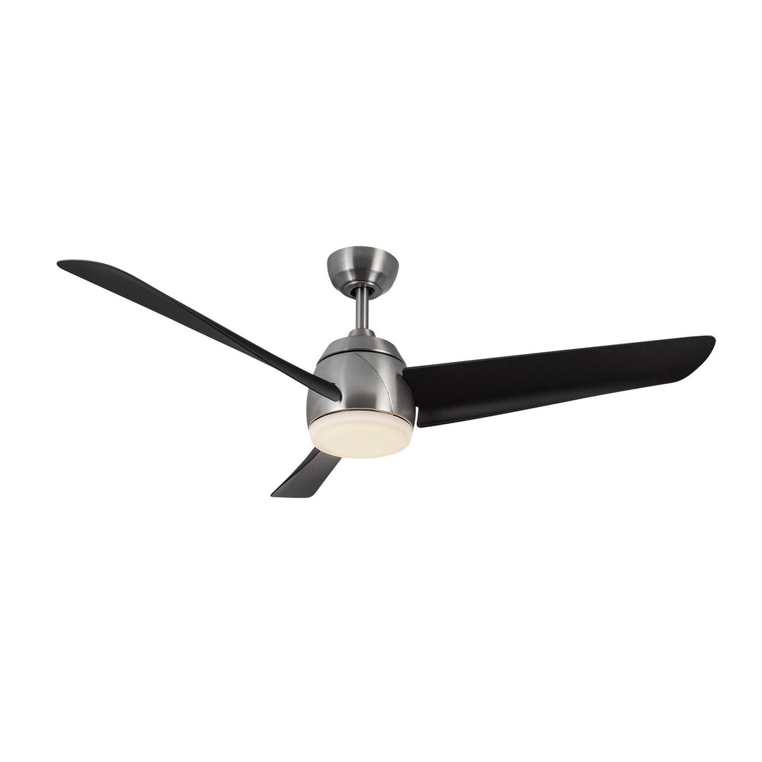 Thalia 54"Ceiling Fan in Brushed Nickel/Matte Black - available from The Lighting Shoppe, trusted by Canadian homeowners