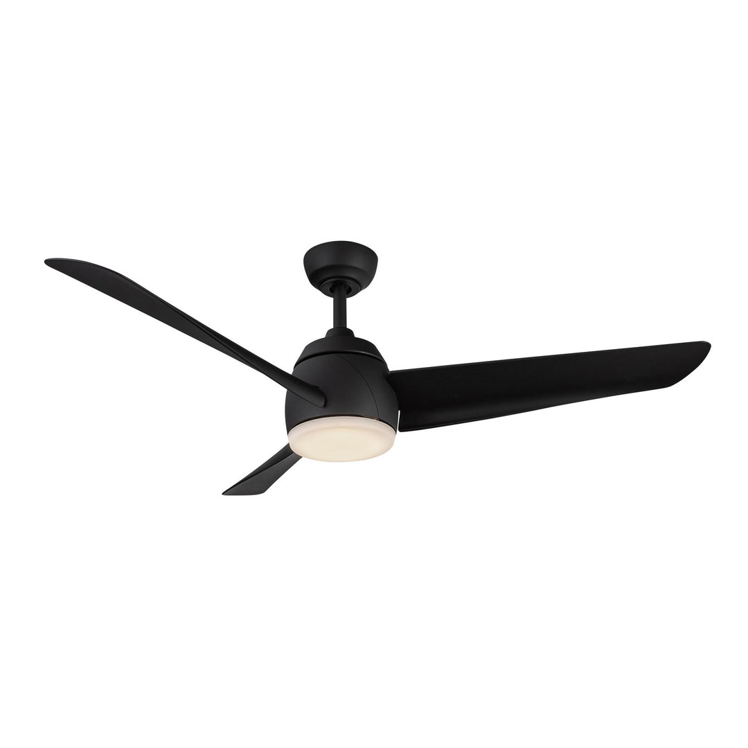 Thalia 54"Ceiling Fan in Matte Black - available from The Lighting Shoppe, trusted by Canadian homeowners